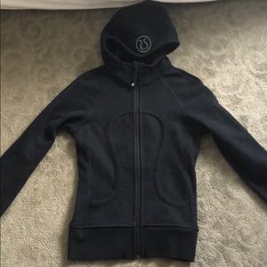 Lululemon black scuba hoodie size 2